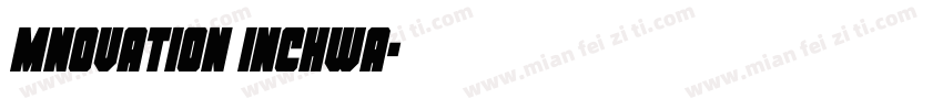 mnovation inchwa字体转换